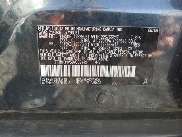 Photo 14 from auction – 2009 TOYOTA RAV4 LIMIT with VIN 2T3BK31V59W008442