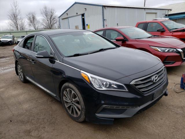 Photo 4 from auction – 2016 HYUNDAI SONATA SPO with VIN 5NPE34AF0GH432849
