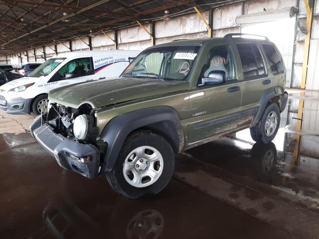 Photo 1 from auction – 2004 JEEP LIBERTY SP with VIN 1J4GL48K54W140853