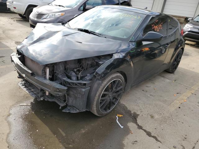 HYUNDAI VELOSTER 2013 with VIN KMHTC6AD2DU123057 - Photo from auction
