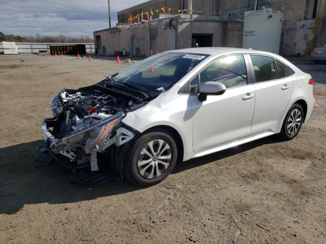 TOYOTA COROLLA LE 2022 with VIN JTDEAMDE1N3009487 - Photo from auction