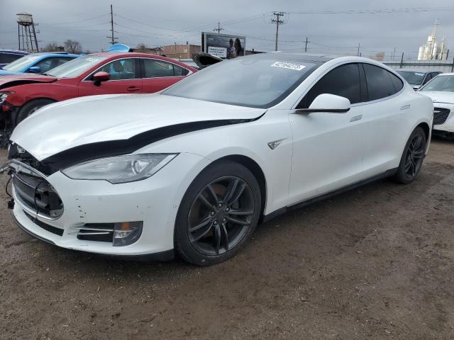 TESLA MODEL S 2015 with VIN 5YJSA1E26FF117923 - Photo from auction