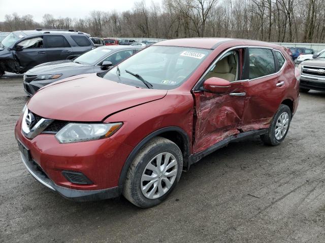 NISSAN ROGUE S 2015 with VIN 5N1AT2MVXFC855286 - Photo from auction