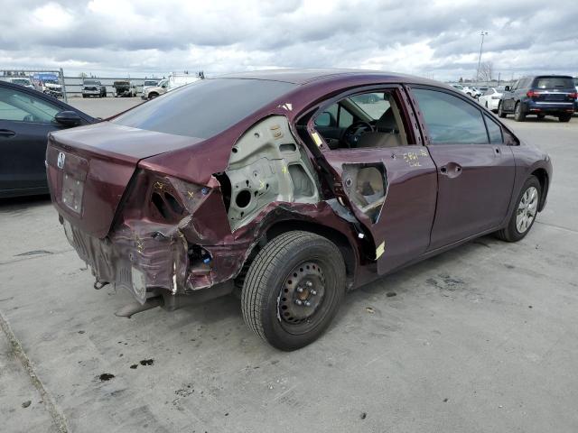 Photo 3 from auction – 2012 HONDA CIVIC LX with VIN 19XFB2F59CE384424