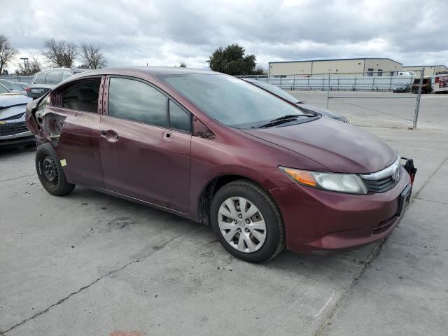 Photo 4 from auction – 2012 HONDA CIVIC LX with VIN 19XFB2F59CE384424