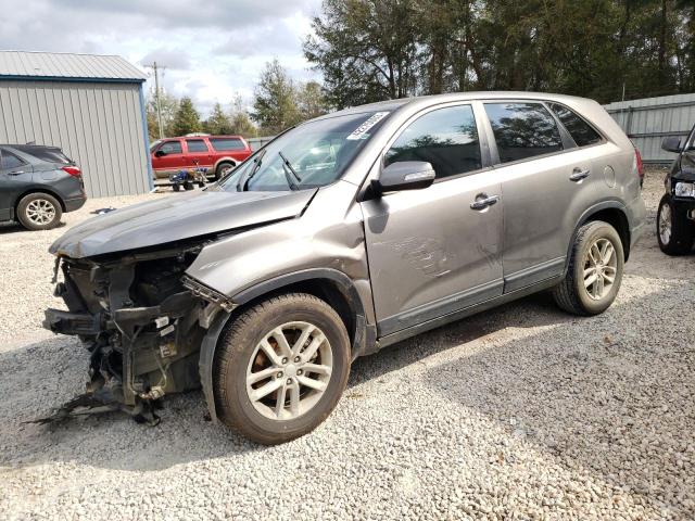 KIA SORENTO LX 2015 with VIN 5XYKT3A61FG615891 - Photo from auction