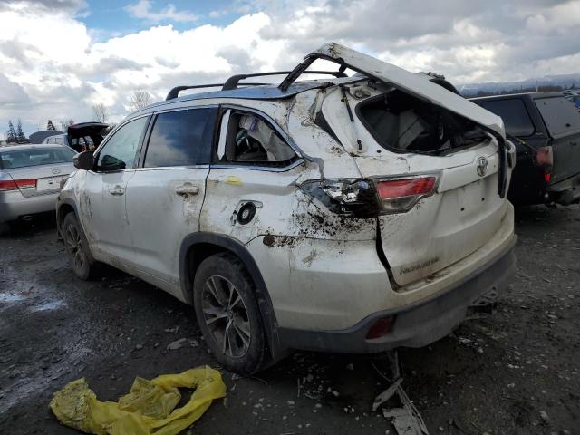 Photo 2 from auction – 2016 TOYOTA HIGHLANDER with VIN 5TDJKRFH4GS230549