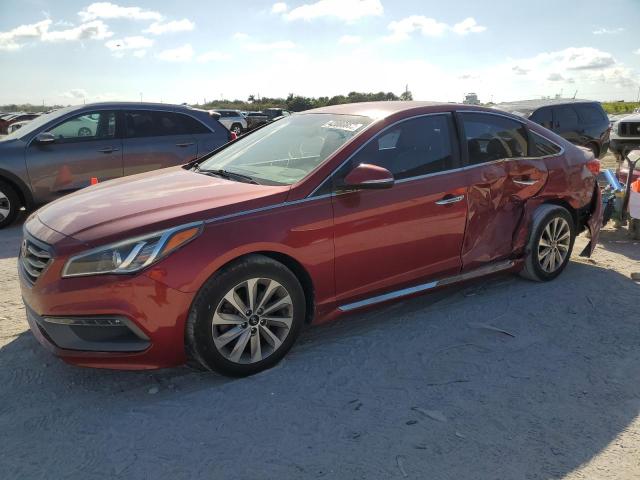 HYUNDAI SONATA SPO 2015 with VIN 5NPE34AF6FH074929 - Photo from auction