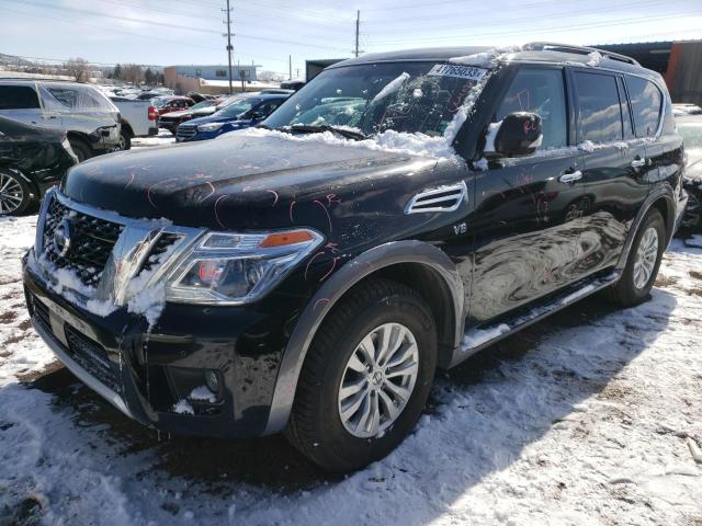 NISSAN ARMADA SV 2017 with VIN JN8AY2NC0H9504684 - Photo from auction