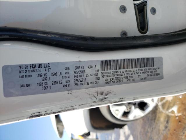 Photo 14 from auction – 2017 JEEP COMPASS LI with VIN 3C4NJDCB2HT627899