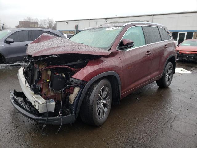 TOYOTA HIGHLANDER 2016 with VIN 5TDJKRFH2GS351435 - Photo from auction