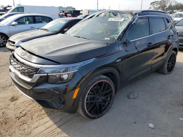 KIA SELTOS EX 2021 with VIN KNDERCAA4M7155569 - Photo from auction