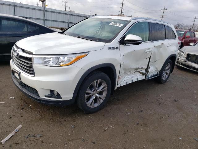 TOYOTA HIGHLANDER 2014 with VIN 5TDJKRFH8ES013129 - Photo from auction