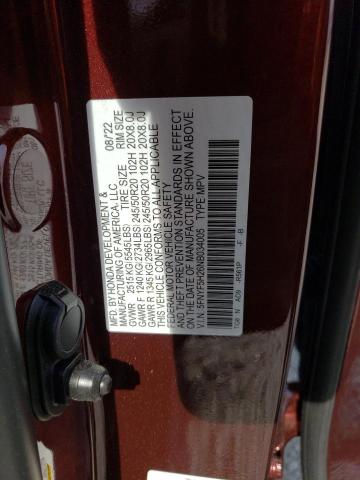 Photo 14 from auction – 2022 HONDA PILOT SE with VIN 5FNYF5H26NB034005