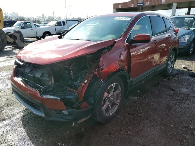 HONDA CR-V EX 2017 with VIN 5J6RW2H58HL036623 - Photo from auction