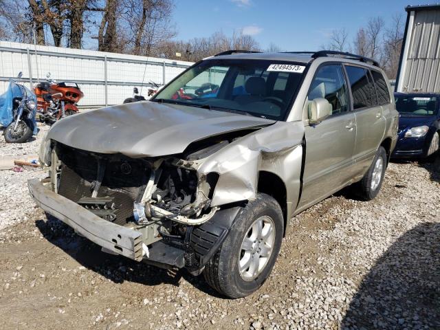TOYOTA HIGHLANDER 2002 with VIN JTEHF21A820095460 - Photo from auction