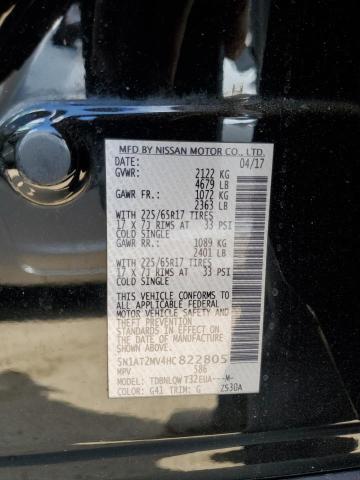 Photo 14 from auction – 2017 NISSAN ROGUE SV with VIN 5N1AT2MV4HC822805