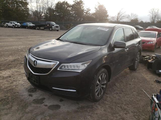 ACURA MDX TECHNO 2016 with VIN 5FRYD4H44GB039870 - Photo from auction