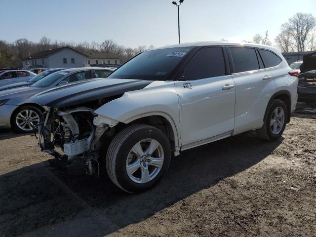 TOYOTA HIGHLANDER 2020 with VIN 5TDBZRBH0LS001074 - Photo from auction
