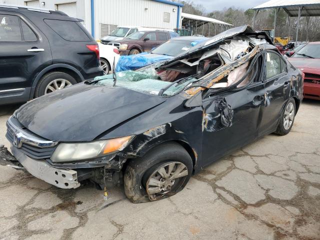 HONDA CIVIC LX 2012 with VIN 2HGFB2F51CH594036 - Photo from auction