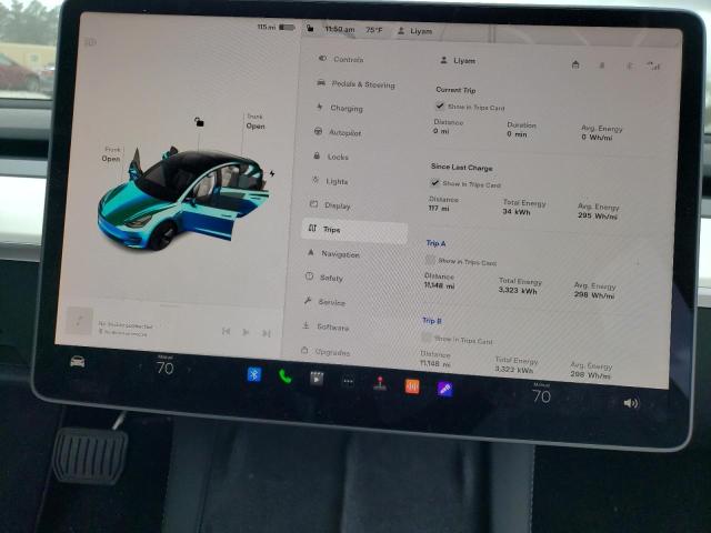 Photo 9 from auction – 2022 TESLA MODEL 3 with VIN 5YJ3E1EB3NF329511