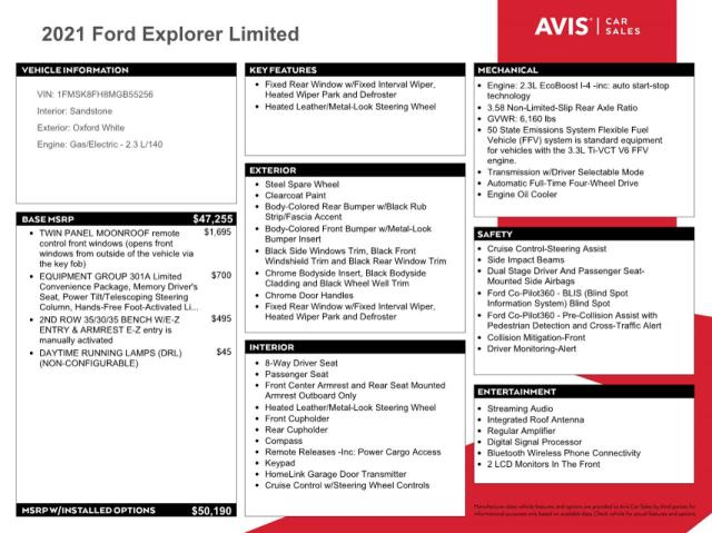 Photo 13 from auction – 2021 FORD EXPLORER L with VIN 1FMSK8FH8MGB55256