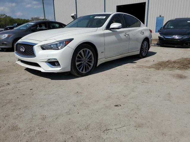 INFINITI Q50 LUXE 2019 with VIN JN1EV7AP4KM511110 - Photo from auction