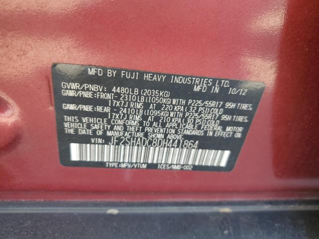 Photo 14 from auction – 2013 SUBARU FORESTER 2 with VIN JF2SHADC8DH441864