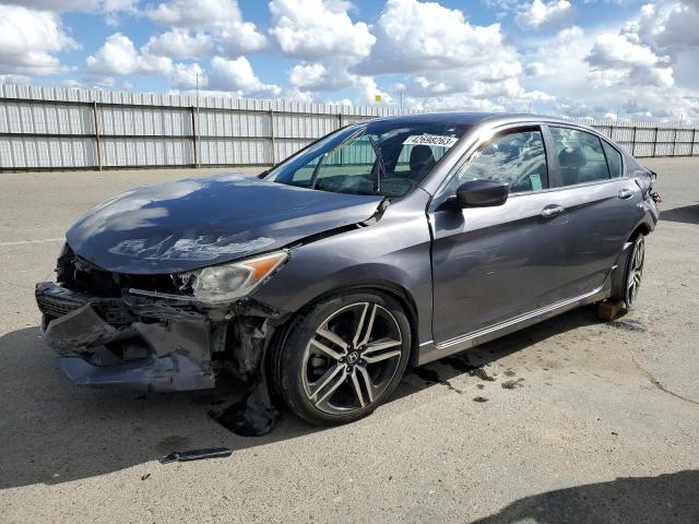 HONDA ACCORD SPO 2017 with VIN 1HGCR2F54HA043801 - Photo from auction