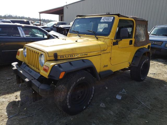 JEEP WRANGLER / 2002 with VIN 1J4FA29P32P725941 - Photo from auction
