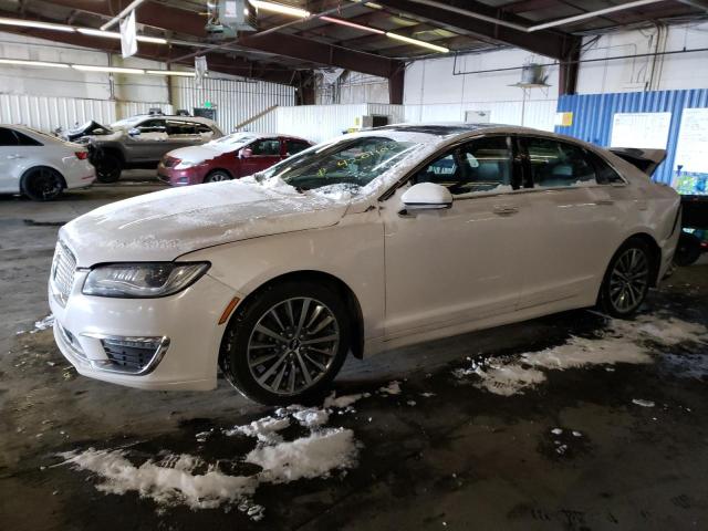 LINCOLN MKZ SELECT 2017 with VIN 3LN6L5D94HR600549 - Photo from auction