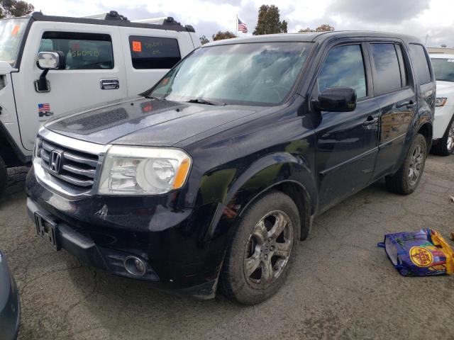 HONDA PILOT EXL 2015 with VIN 5FNYF4H59FB026731 - Photo from auction