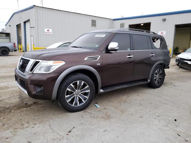 NISSAN ARMADA SV 2018 with VIN JN8AY2NC7J9557341 - Photo from auction