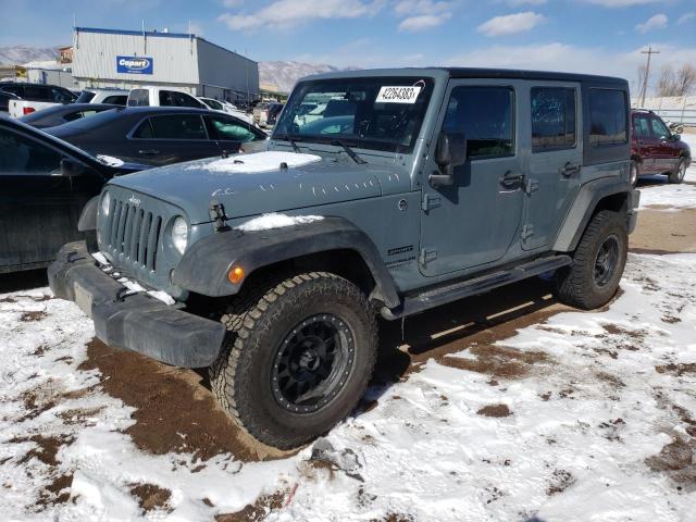 JEEP WRANGLER U 2014 with VIN 1C4HJWDG1EL121037 - Photo from auction