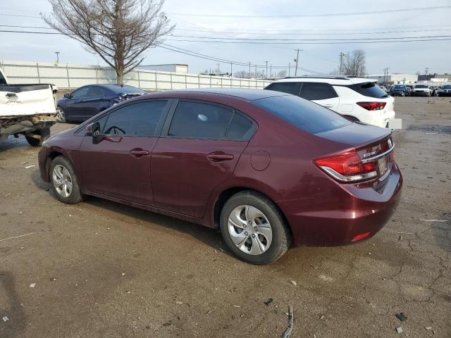 Photo 2 from auction – 2013 HONDA CIVIC LX with VIN 19XFB2F56DE093185