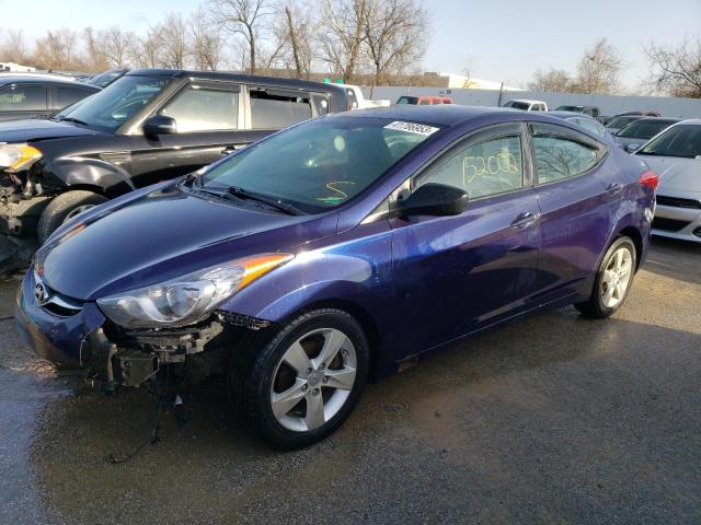 HYUNDAI ELANTRA GL 2012 with VIN 5NPDH4AE3CH072720 - Photo from auction