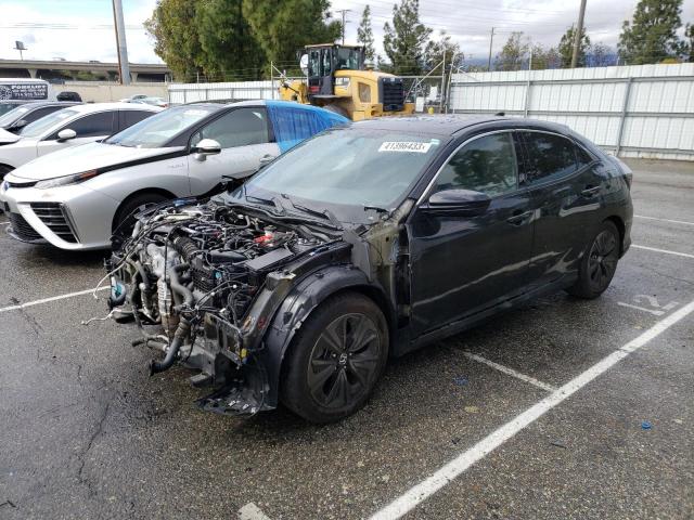 HONDA CIVIC EX 2018 with VIN SHHFK7H54JU432413 - Photo from auction