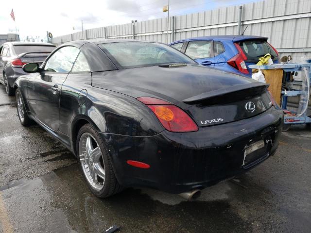 Photo 2 from auction – 2002 LEXUS SC 430 with VIN JTHFN48Y820029387