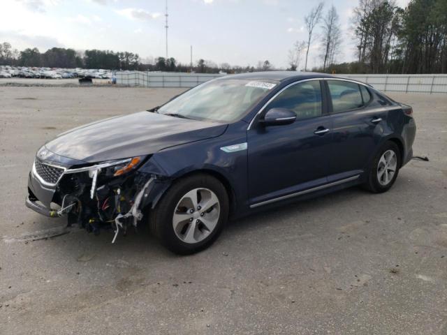 KIA OPTIMA HYB 2015 with VIN KNAGM4AD1F5082292 - Photo from auction