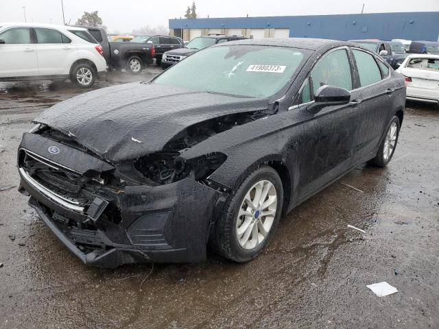 FORD FUSION SE 2019 with VIN 3FA6P0HD1KR249655 - Photo from auction