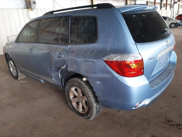 Photo 2 from auction – 2009 TOYOTA HIGHLANDER with VIN JTEDA41A792006131