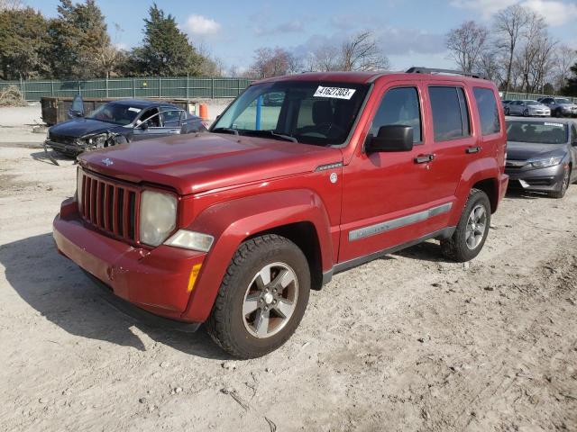 JEEP LIBERTY SP 2008 with VIN 1J8GN28K08W106077 - Photo from auction