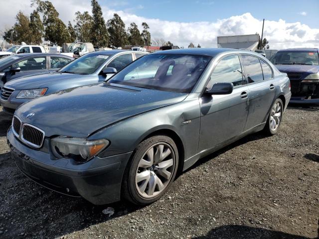 BMW 745 I 2004 with VIN WBAGL63424DP69652 - Photo from auction