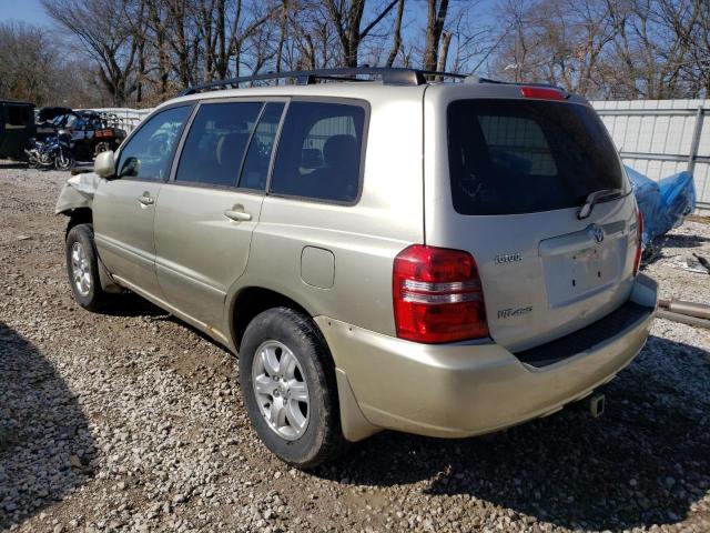 Photo 2 from auction – 2002 TOYOTA HIGHLANDER with VIN JTEHF21A820095460