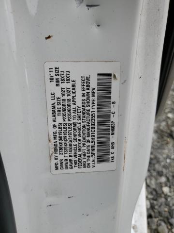 Photo 14 from auction – 2012 HONDA ODYSSEY TO with VIN 5FNRL5H91CB023551