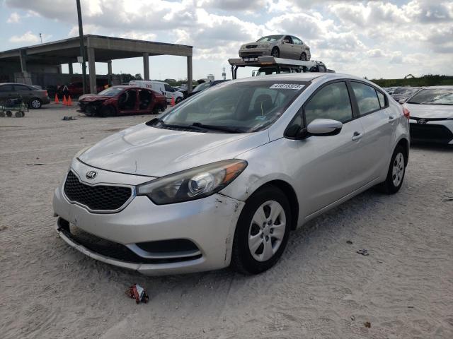 KIA FORTE LX 2014 with VIN KNAFK4A69E5099116 - Photo from auction
