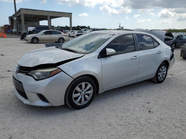 TOYOTA COROLLA 2015 with VIN 2T1BURHE2FC345689 - Photo from auction