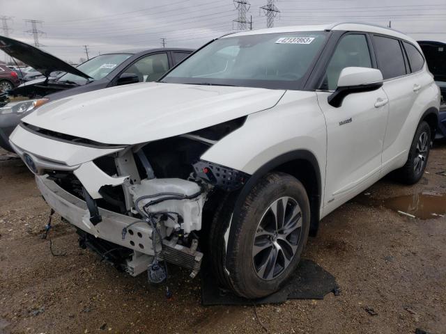 TOYOTA HIGHLANDER 2021 with VIN 5TDHBRCHXMS514587 - Photo from auction
