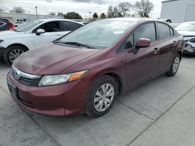 HONDA CIVIC LX 2012 with VIN 19XFB2F59CE384424 - Photo from auction