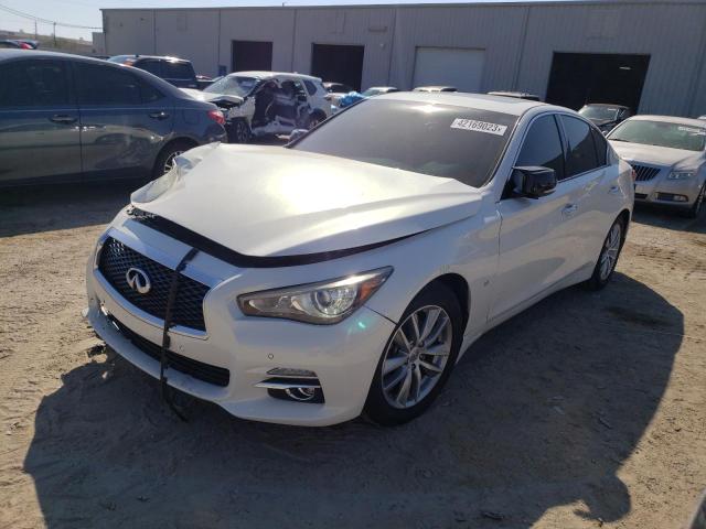 INFINITI Q50 BASE 2014 with VIN JN1BV7AP7EM680061 - Photo from auction